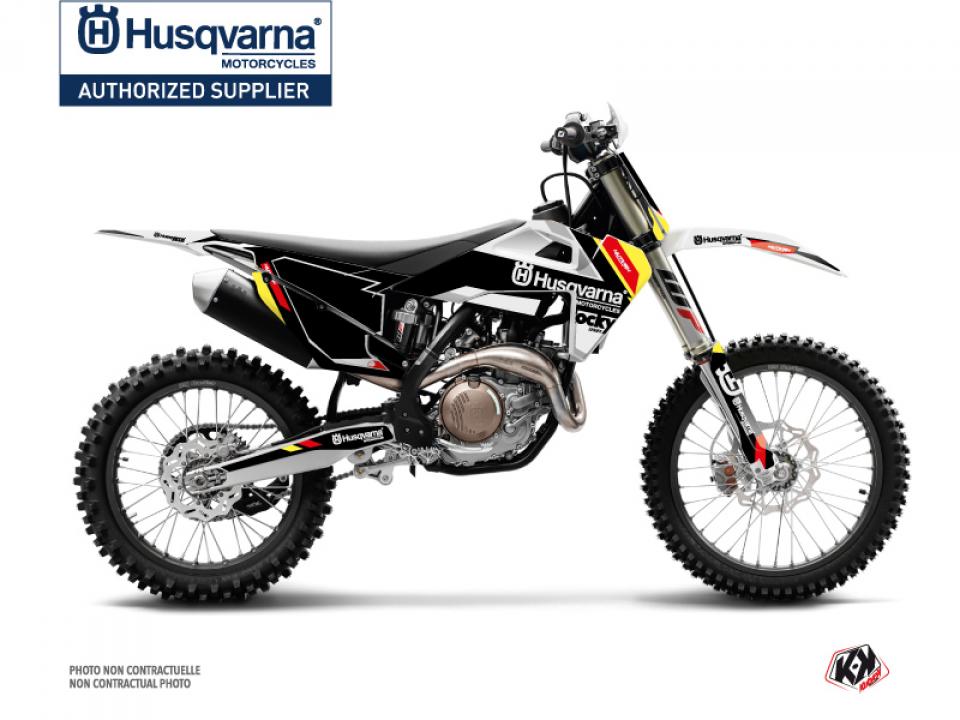 Autocollant stickers Kutvek pour Moto Husqvarna 125 TC 2016 à 2018 Neuf