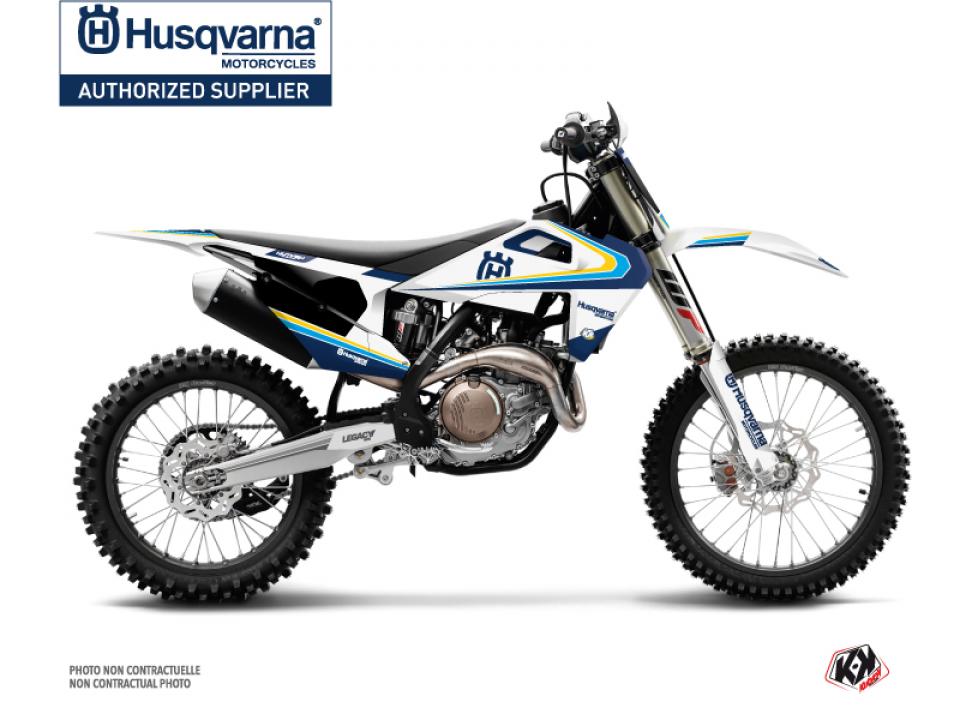 Autocollant stickers Kutvek pour Moto Husqvarna 125 TC 2016 à 2018 Neuf