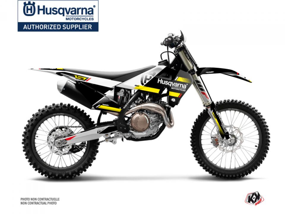 Autocollant stickers Kutvek pour Moto Husqvarna 125 TC 2016 à 2018 Neuf