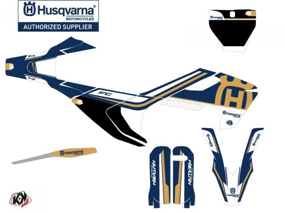 Autocollant stickers Kutvek pour Moto Husqvarna 250 Fc 4T 2014 Neuf