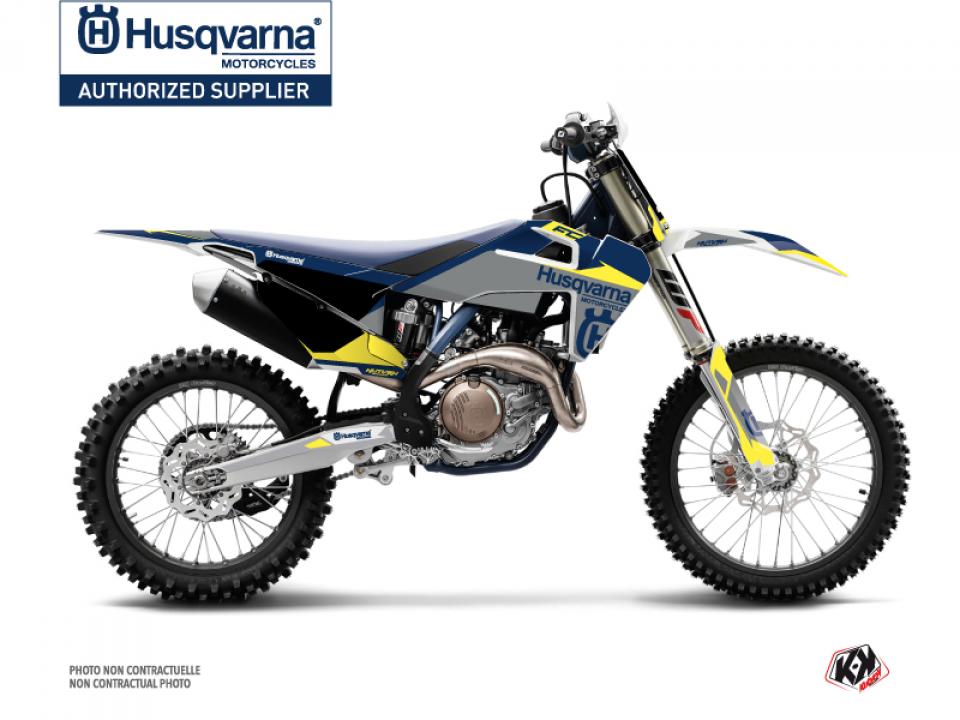 Autocollant stickers Kutvek pour Moto Husqvarna 250 Fc 4T 2019 à 2022 Neuf