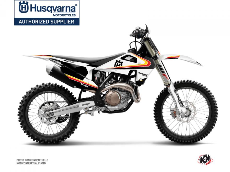 Autocollant stickers Kutvek pour Moto Husqvarna 250 Fc 4T 2019 à 2022 Neuf