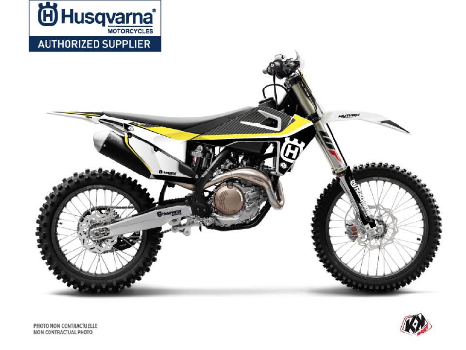 Autocollant stickers Kutvek pour Moto Husqvarna 350 Fc 4T 2014 Neuf