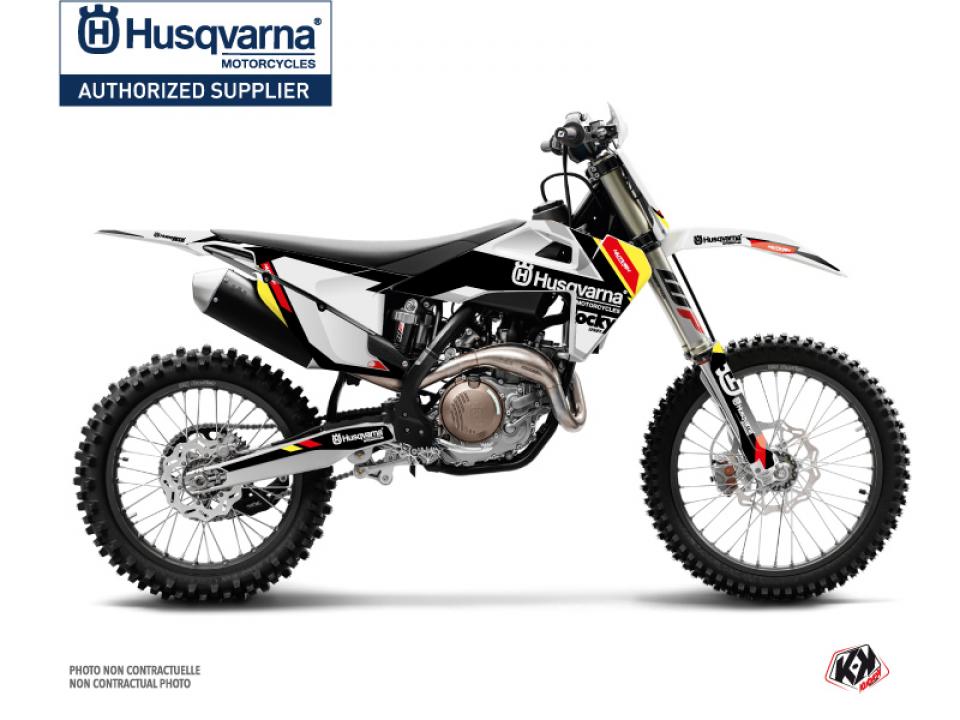 Autocollant stickers Kutvek pour Moto Husqvarna 350 Fc 4T 2014 Neuf