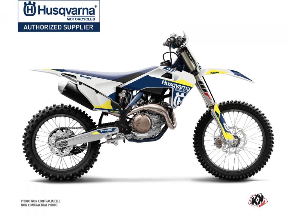 Autocollant stickers Kutvek pour Moto Husqvarna 350 Fc 4T 2014 Neuf