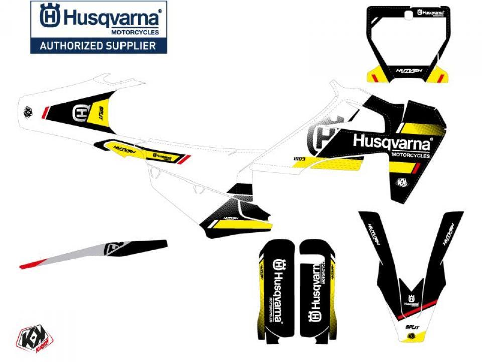 Autocollant stickers Kutvek pour Moto Husqvarna 350 Fc 4T 2014 Neuf