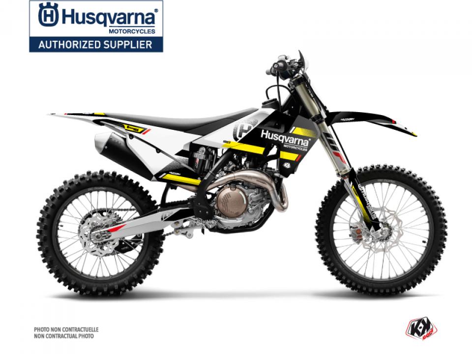 Autocollant stickers Kutvek pour Moto Husqvarna 350 Fc 4T 2014 Neuf