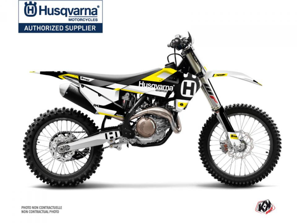 Autocollant stickers Kutvek pour Moto Husqvarna 350 Fc 4T 2014 Neuf