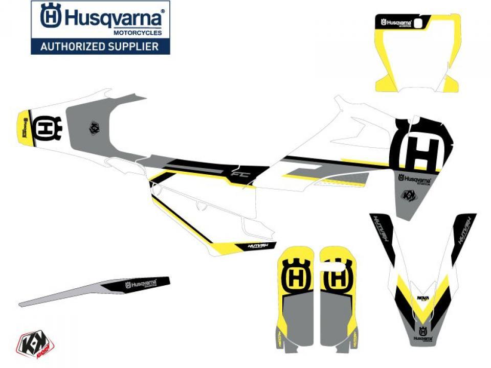 Autocollant stickers Kutvek pour Moto Husqvarna 350 Fc 4T 2015 Neuf