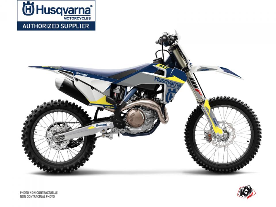 Autocollant stickers Kutvek pour Moto Husqvarna 350 Fc 4T 2015 Neuf