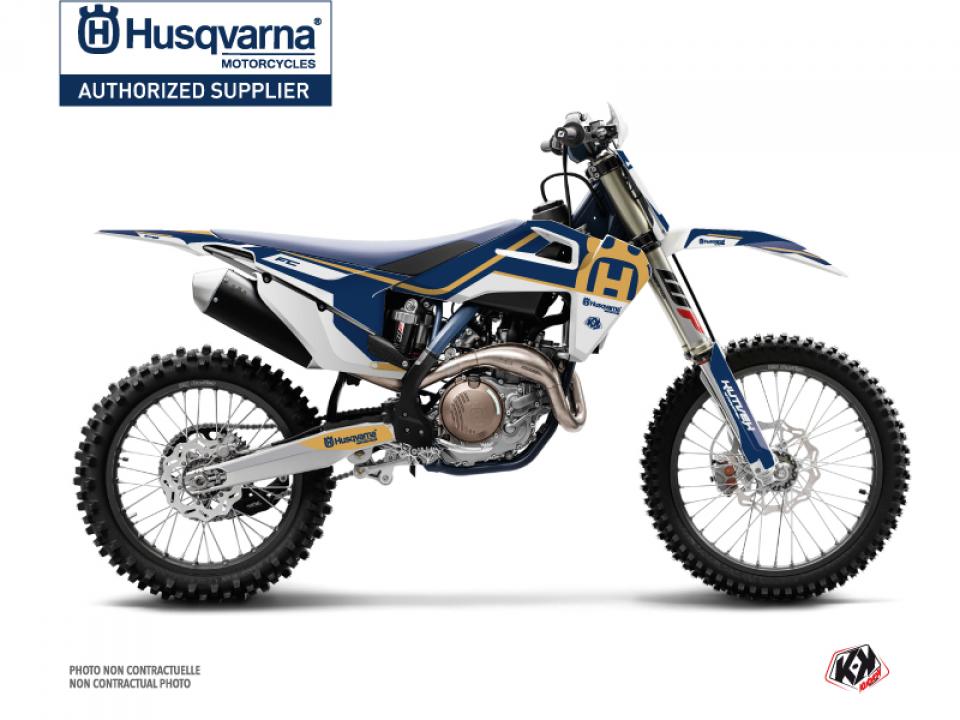 Autocollant stickers Kutvek pour Moto Husqvarna 350 Fc 4T 2016 à 2018 Neuf