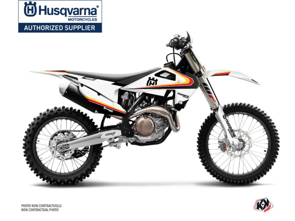 Autocollant stickers Kutvek pour Moto Husqvarna 350 Fc 4T 2016 à 2018 Neuf