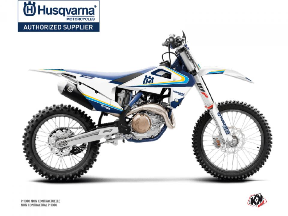 Autocollant stickers Kutvek pour Moto Husqvarna 350 Fc 4T 2016 à 2018 Neuf