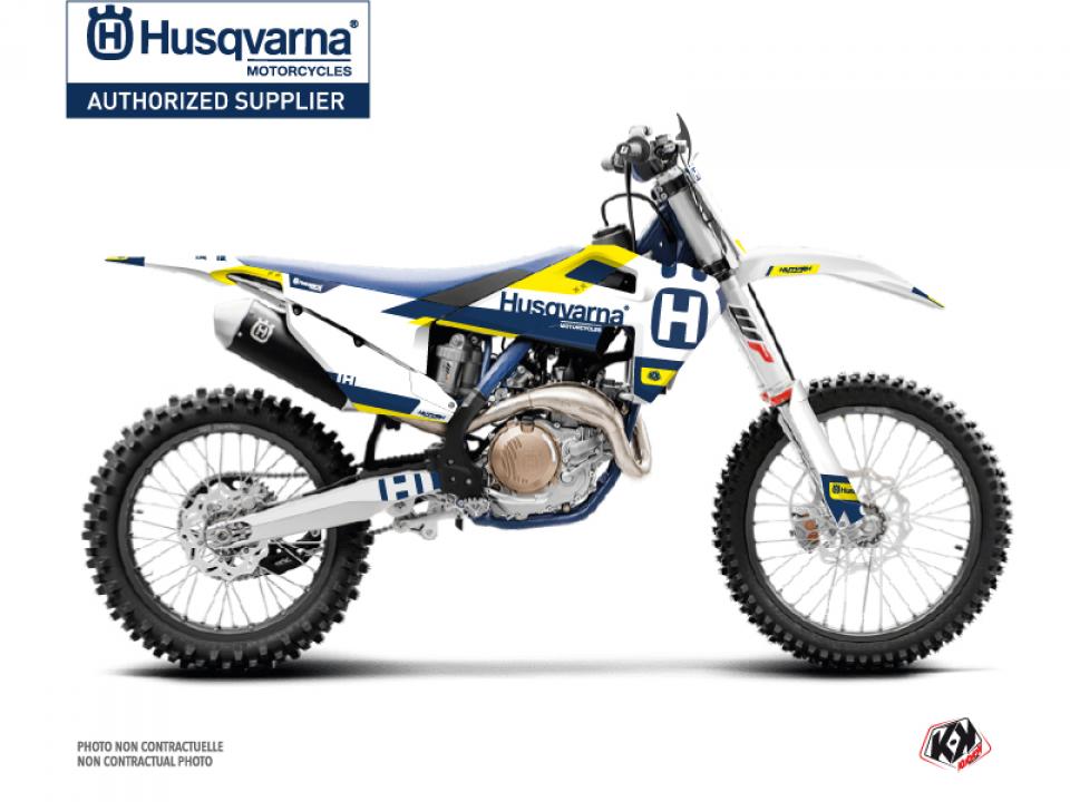 Autocollant stickers Kutvek pour Moto Husqvarna 350 Fc 4T 2016 à 2018 Neuf