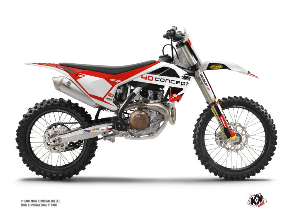 Autocollant stickers Kutvek pour Moto Husqvarna 450 Fc 4T 2019 à 2022 Neuf