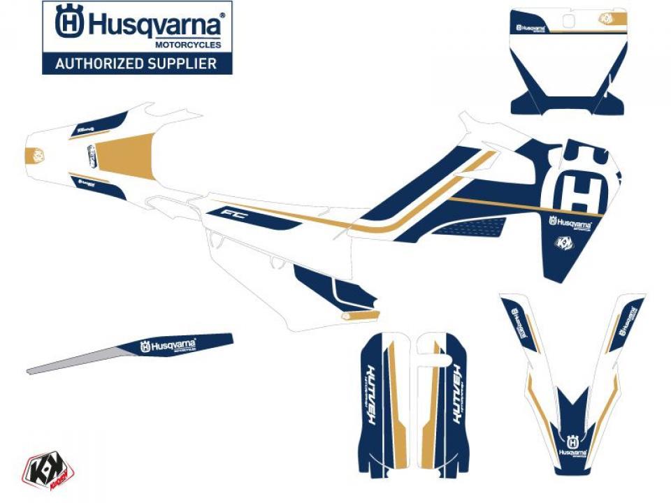 Autocollant stickers Kutvek pour Moto Husqvarna 450 Fc 4T 2019 à 2022 Neuf