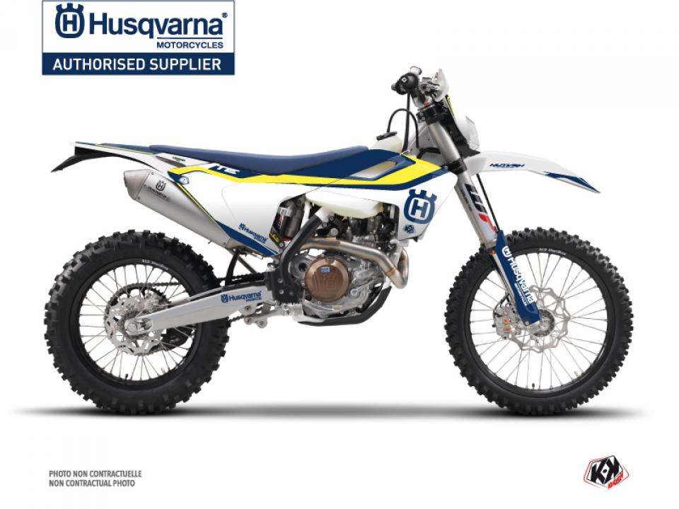 Autocollant stickers Kutvek pour Moto Husqvarna 125 Te 2T 2014 Neuf