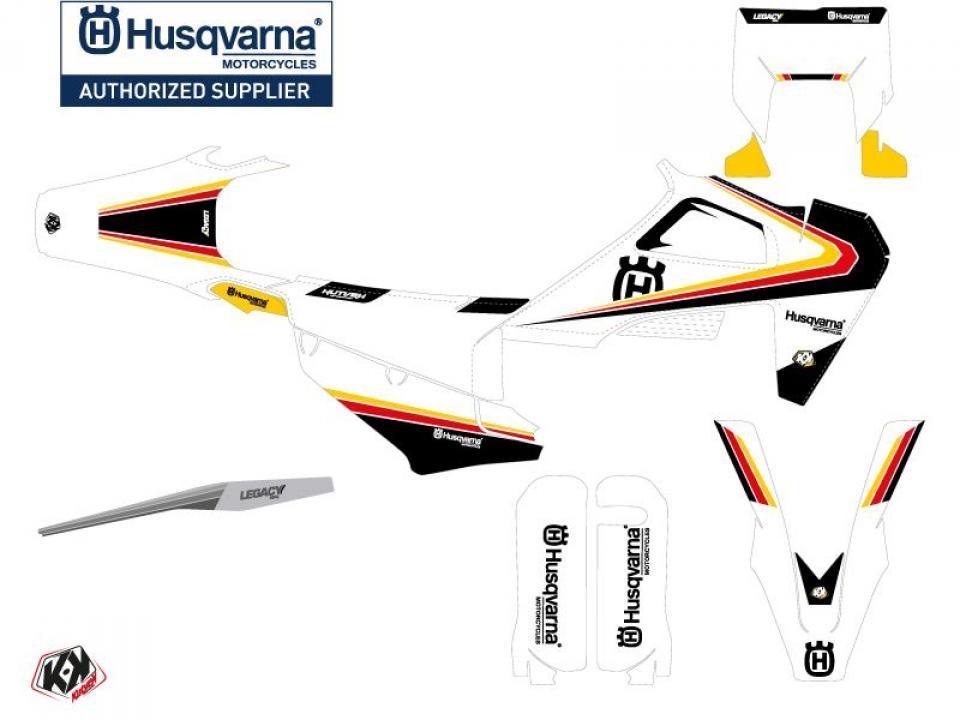 Autocollant stickers Kutvek pour Moto Husqvarna 125 Te 2T 2014 Neuf