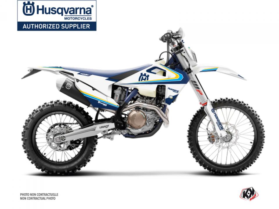 Autocollant stickers Kutvek pour Moto Husqvarna 125 Te 2T 2014 Neuf