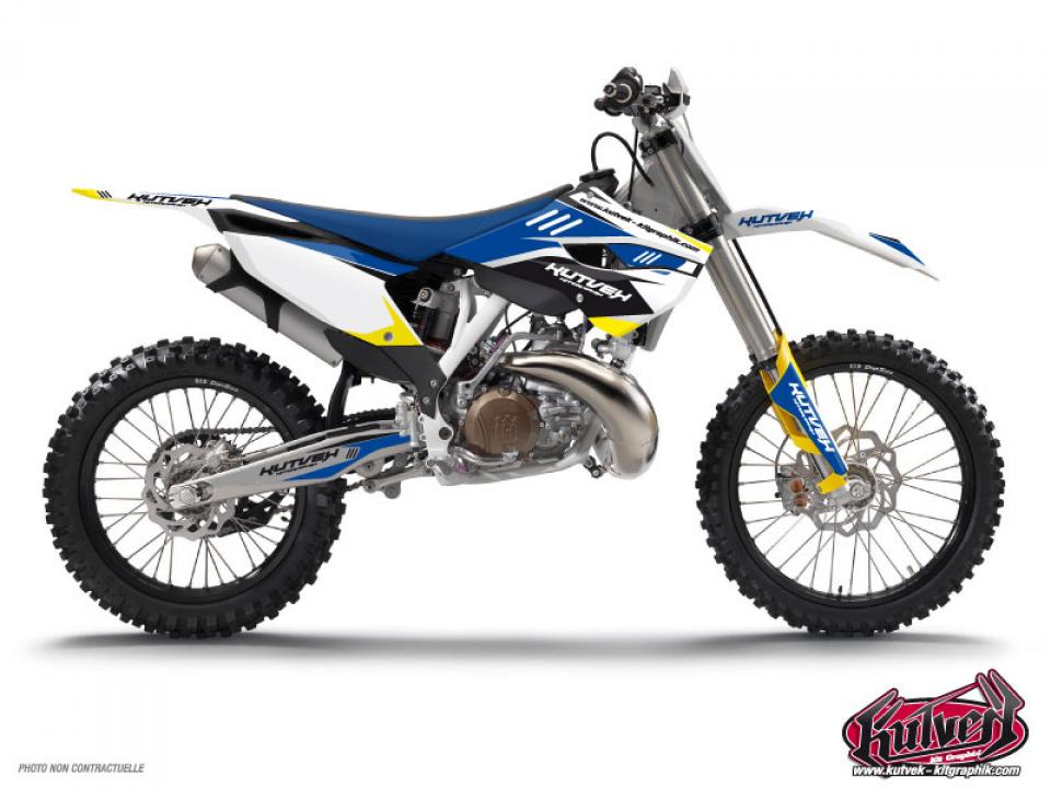 Autocollant stickers Kutvek pour Moto Husqvarna 125 Te 2T 2015 Neuf