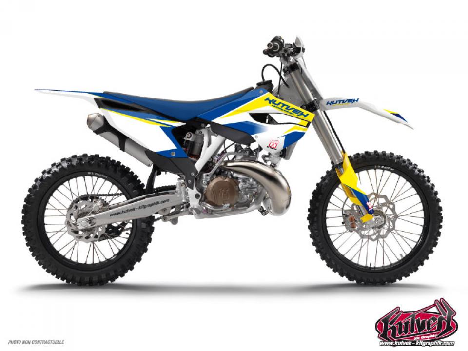 Autocollant stickers Kutvek pour Moto Husqvarna 125 Te 2T 2015 Neuf