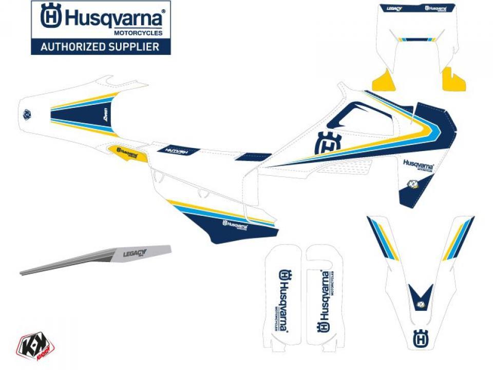 Autocollant stickers Kutvek pour Moto Husqvarna 125 Te 2T 2015 Neuf