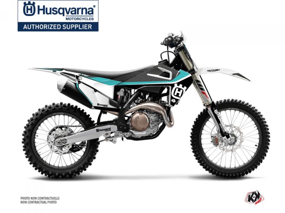 Autocollant stickers Kutvek pour Moto Husqvarna 250 Te 2T 2015 Neuf