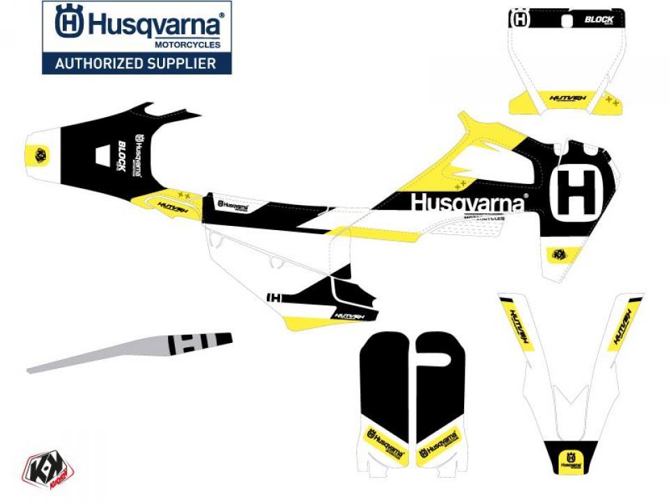Autocollant stickers Kutvek pour Moto Husqvarna 250 Te 2T 2015 Neuf