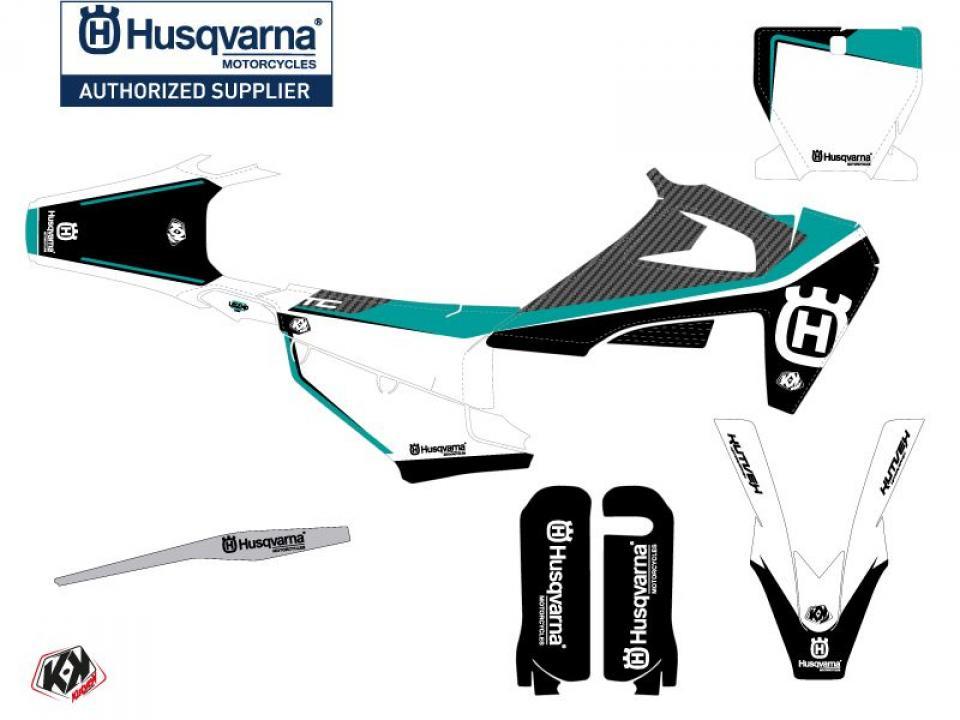 Autocollant stickers Kutvek pour Moto Husqvarna 250 Te 2T 2016 Neuf