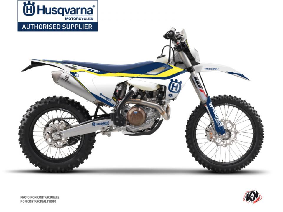 Autocollant stickers Kutvek pour Moto Husqvarna 250 Te 2T 2017 à 2018 Neuf