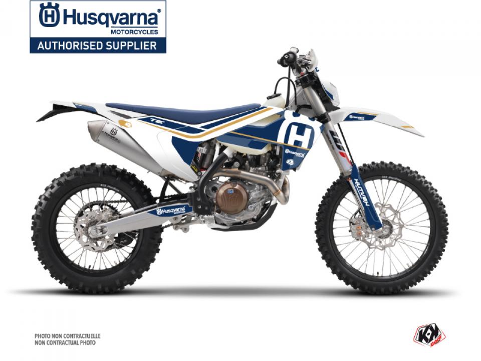 Autocollant stickers Kutvek pour Moto Husqvarna 250 TE 2T I 2018 à 2019 Neuf