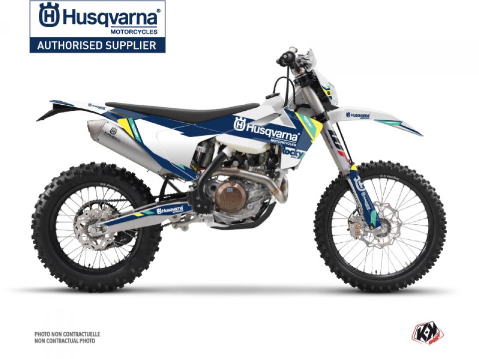 Autocollant stickers Kutvek pour Moto Husqvarna 250 Te 2T 2017 à 2018 Neuf