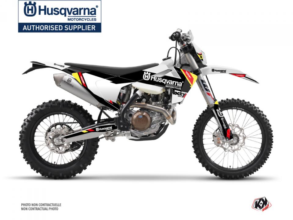 Autocollant stickers Kutvek pour Moto Husqvarna 250 Te 2T 2017 à 2018 Neuf