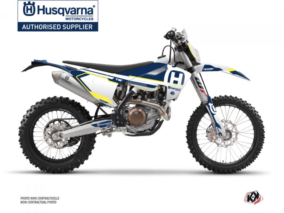 Autocollant stickers Kutvek pour Moto Husqvarna 250 Te 2T 2017 à 2018 Neuf