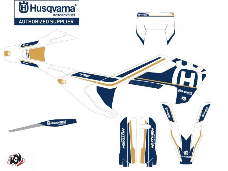 Autocollant stickers Kutvek pour Moto Husqvarna 300 Te 2T 2016 Neuf