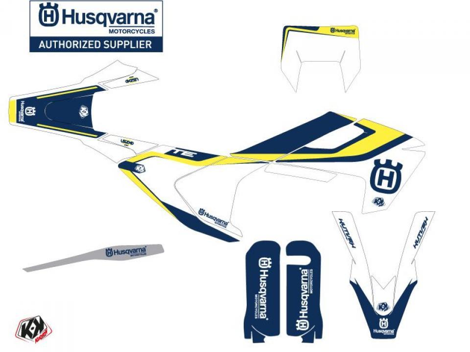 Autocollant stickers Kutvek pour Moto Husqvarna 300 Te 2T 2017 à 2018 Neuf
