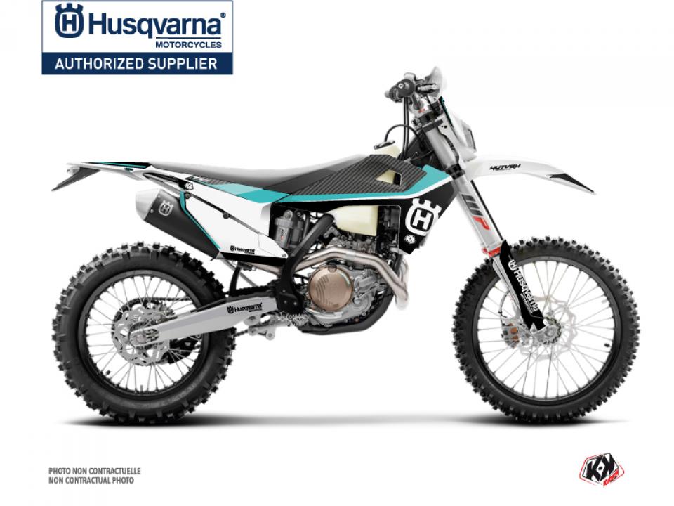 Autocollant stickers Kutvek pour Moto Husqvarna 300 TE 2T I 2018 à 2019 Neuf