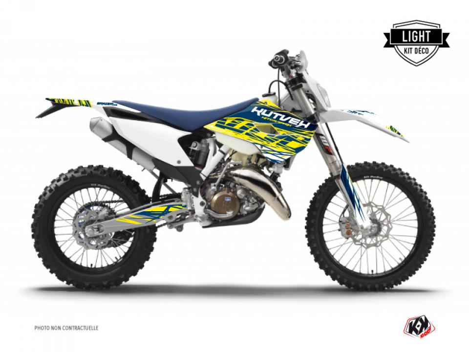 Autocollant stickers Kutvek pour Moto Husqvarna 300 Te 2T 2017 à 2018 Neuf