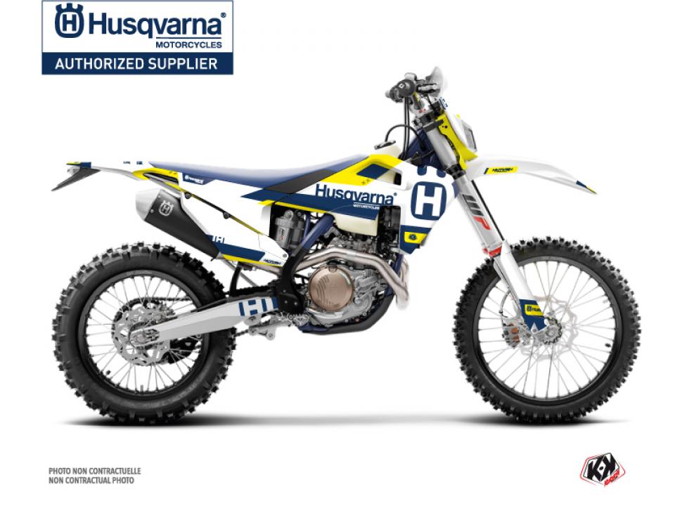 Autocollant stickers Kutvek pour Moto Husqvarna 300 Te 2T 2017 à 2018 Neuf