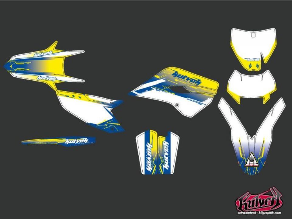 Autocollant stickers Kutvek pour Moto Husqvarna 250 Fe 4T 2015 Neuf