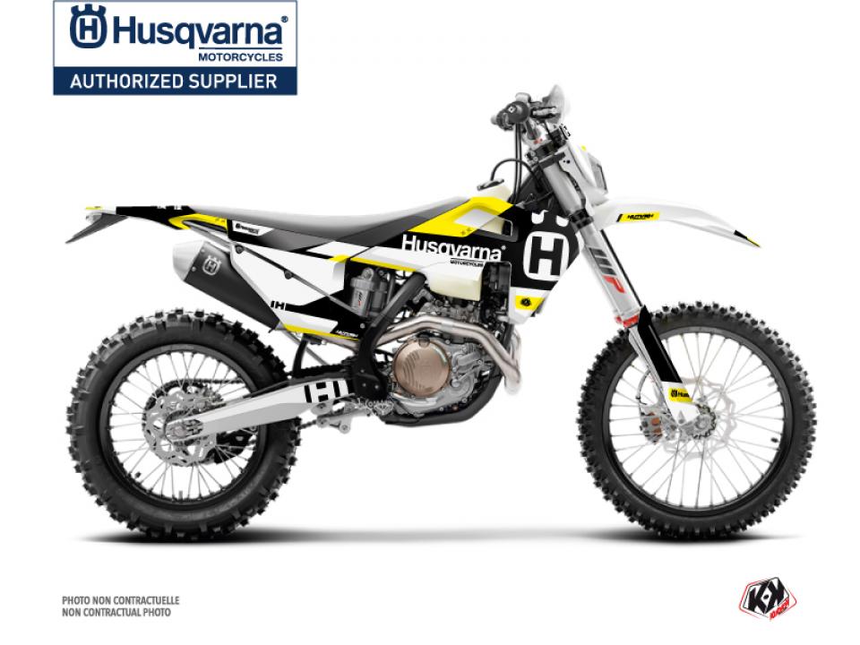 Autocollant stickers Kutvek pour Moto Husqvarna 250 Fe 4T 2017 à 2019 Neuf