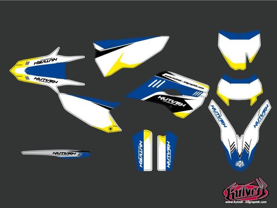 Autocollant stickers Kutvek pour Moto Husqvarna 250 Fe 4T 2020 à 2023 Neuf
