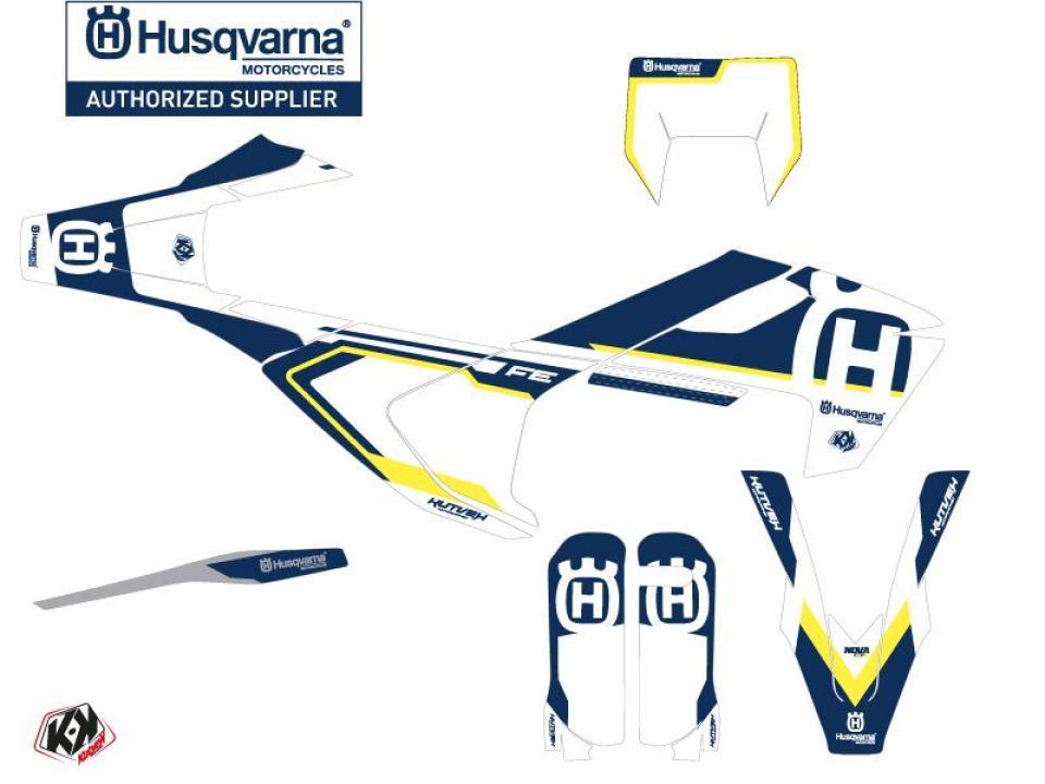 Autocollant stickers Kutvek pour Moto Husqvarna 450 Fe 4T 2017 à 2019 Neuf