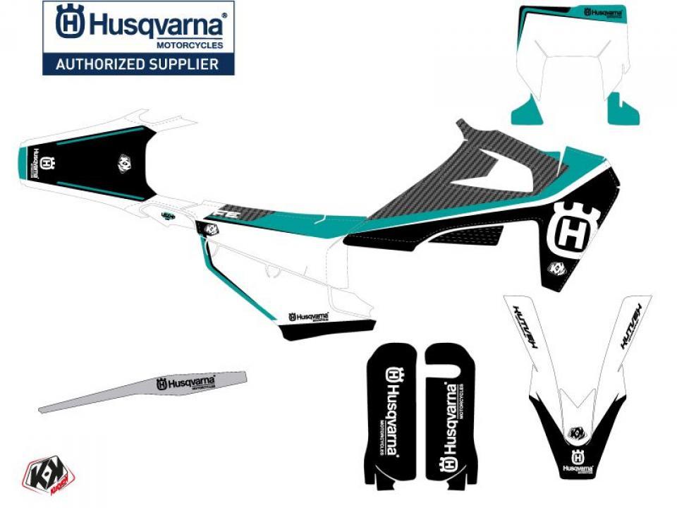 Autocollant stickers Kutvek pour Moto Husqvarna 501 Fe 4T 2017 à 2019 Neuf