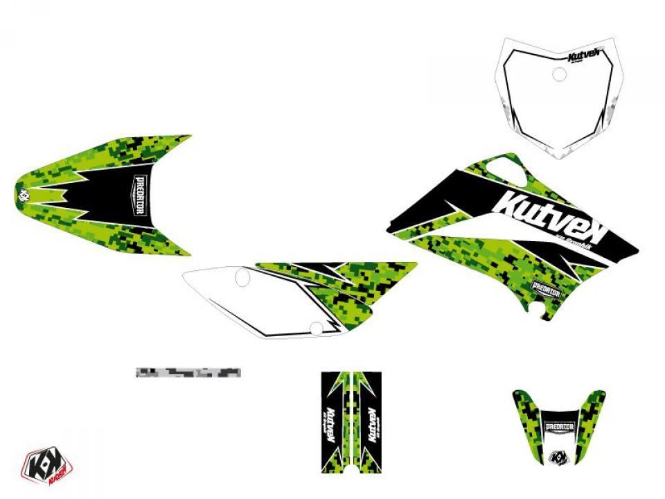 Autocollant stickers Kutvek pour Moto Kawasaki 110 KLX 2010 à 2022 Neuf