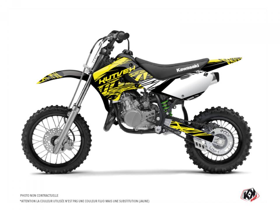 Autocollant stickers Kutvek pour Moto Kawasaki 65 KX 2000 à 2023 Neuf