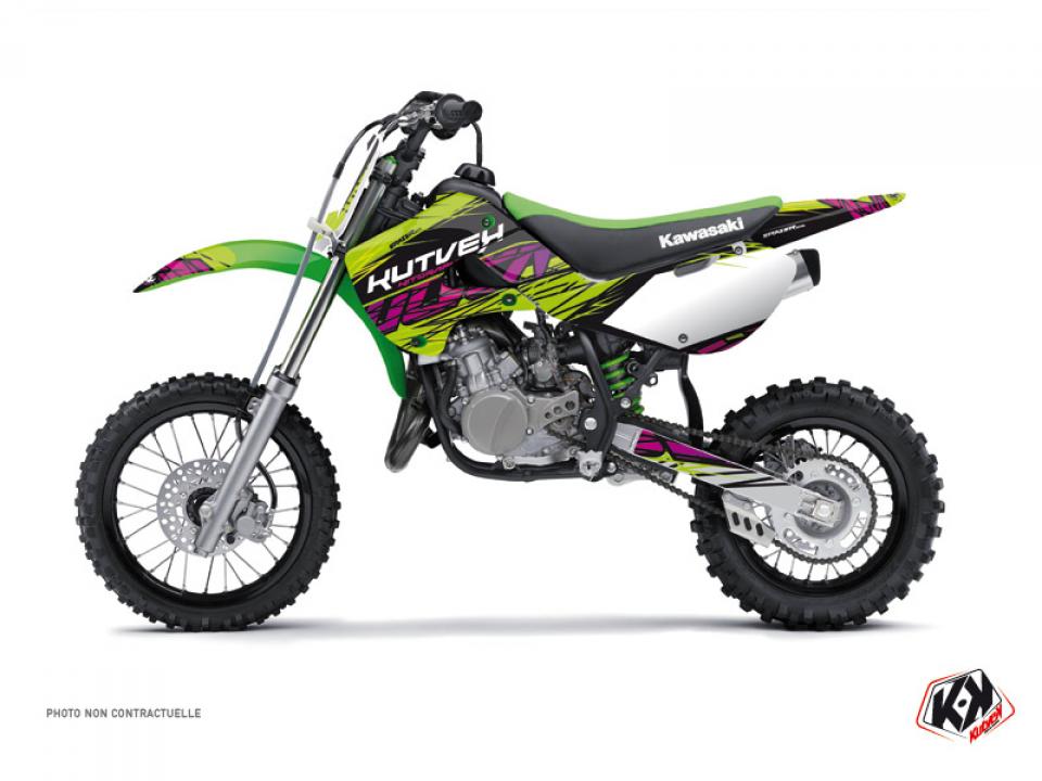 Autocollant stickers Kutvek pour Moto Kawasaki 65 KX 2000 à 2023 Neuf