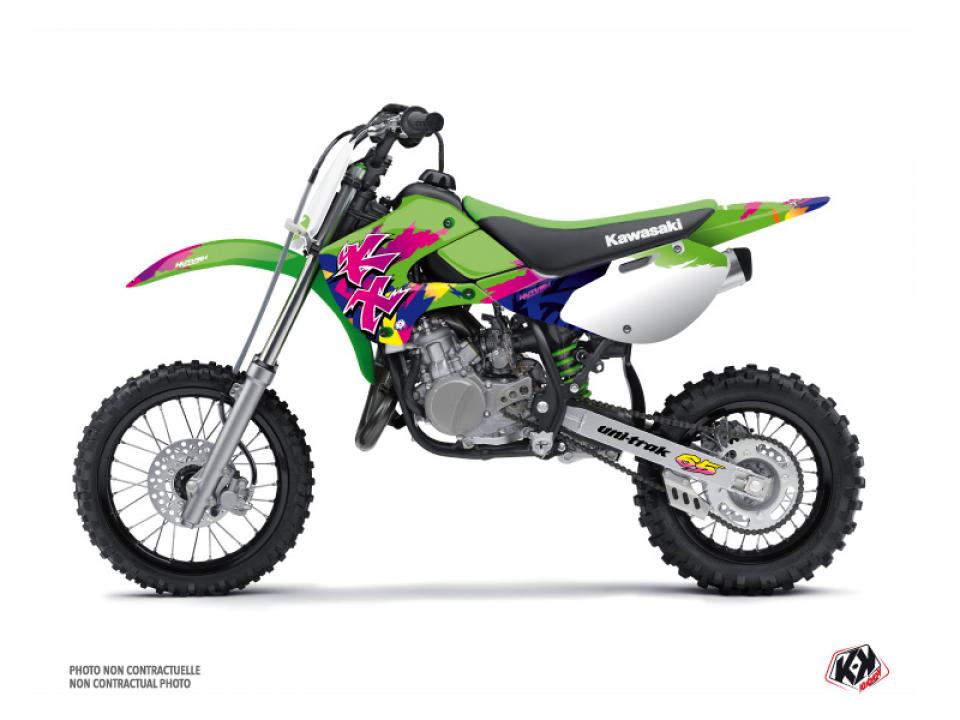 Autocollant stickers Kutvek pour Moto Kawasaki 65 KX 2000 à 2023 Neuf