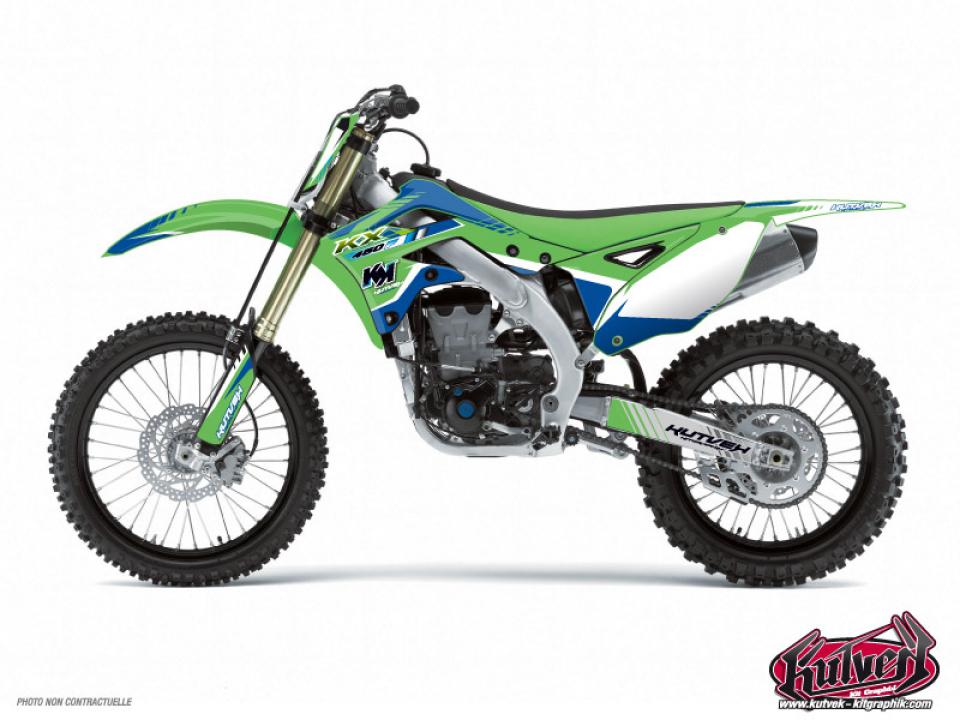 Autocollant stickers Kutvek pour Moto Kawasaki 85 Kx Grandes Roues 2002 à 2013 Neuf