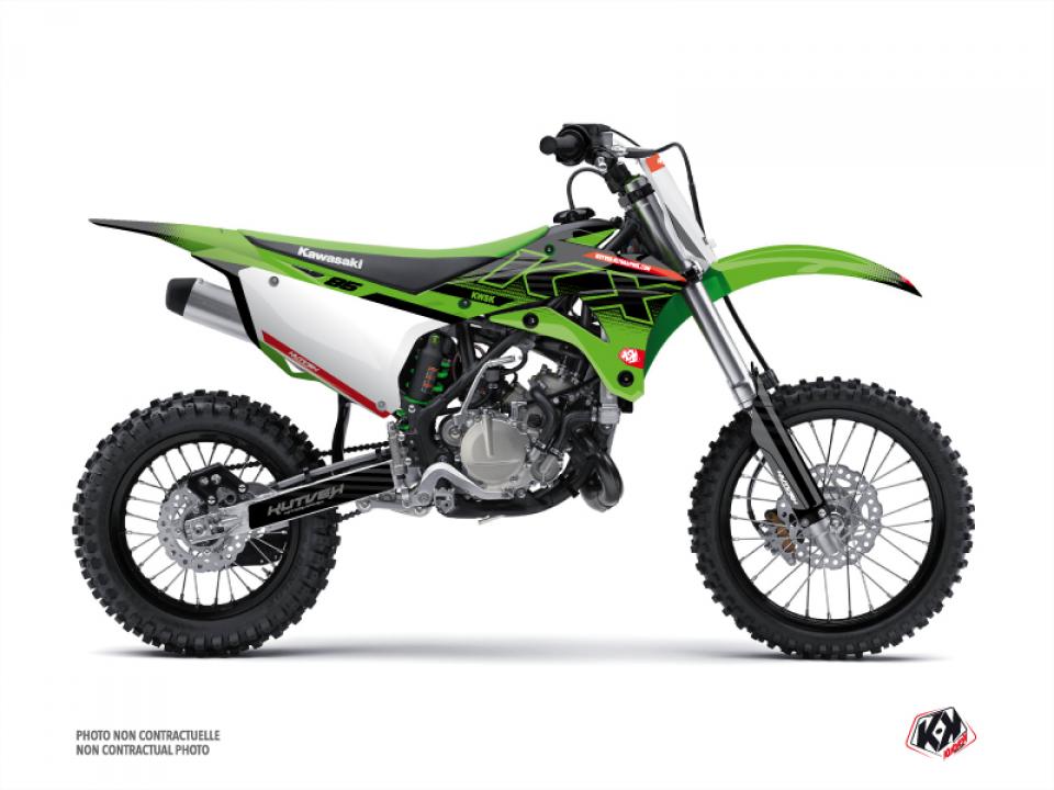 Autocollant stickers Kutvek pour Moto Kawasaki 85 Kx Petites Roues 2014 à 2023 Neuf